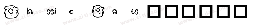 Classic Bats字体转换